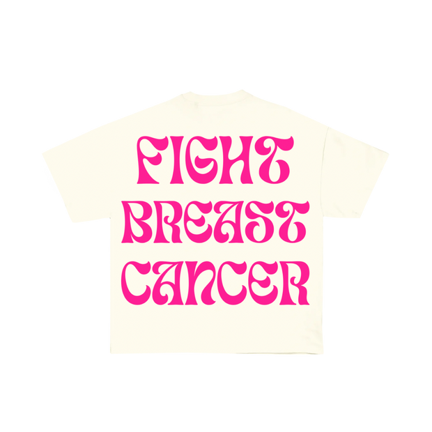 Cream Breast Cancer Awareness Tee 2023